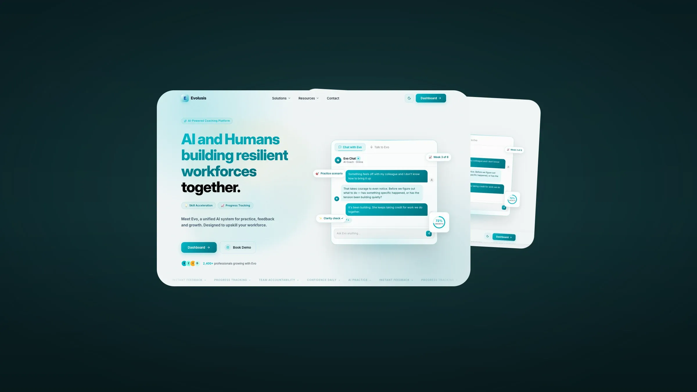 Evolusis — Landing Page