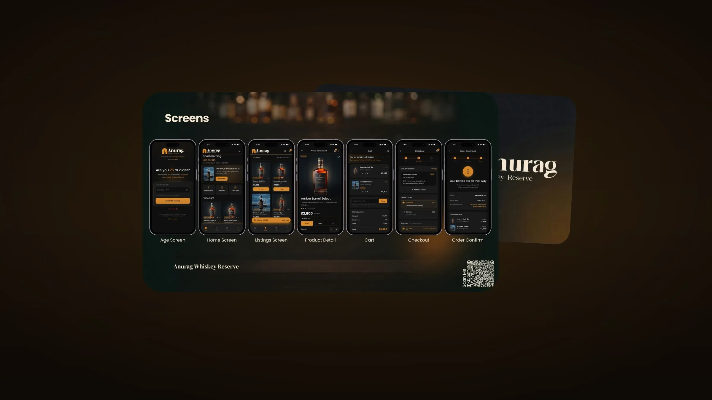 Anurag Whiskey Reserve: A Liquor Brand App