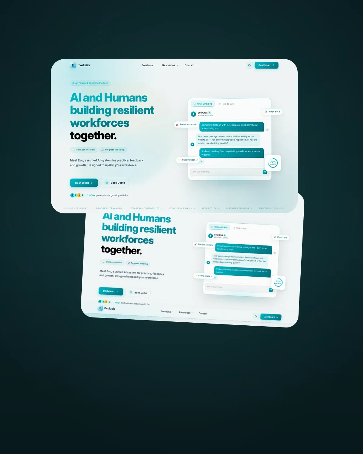 Evolusis — Landing Page