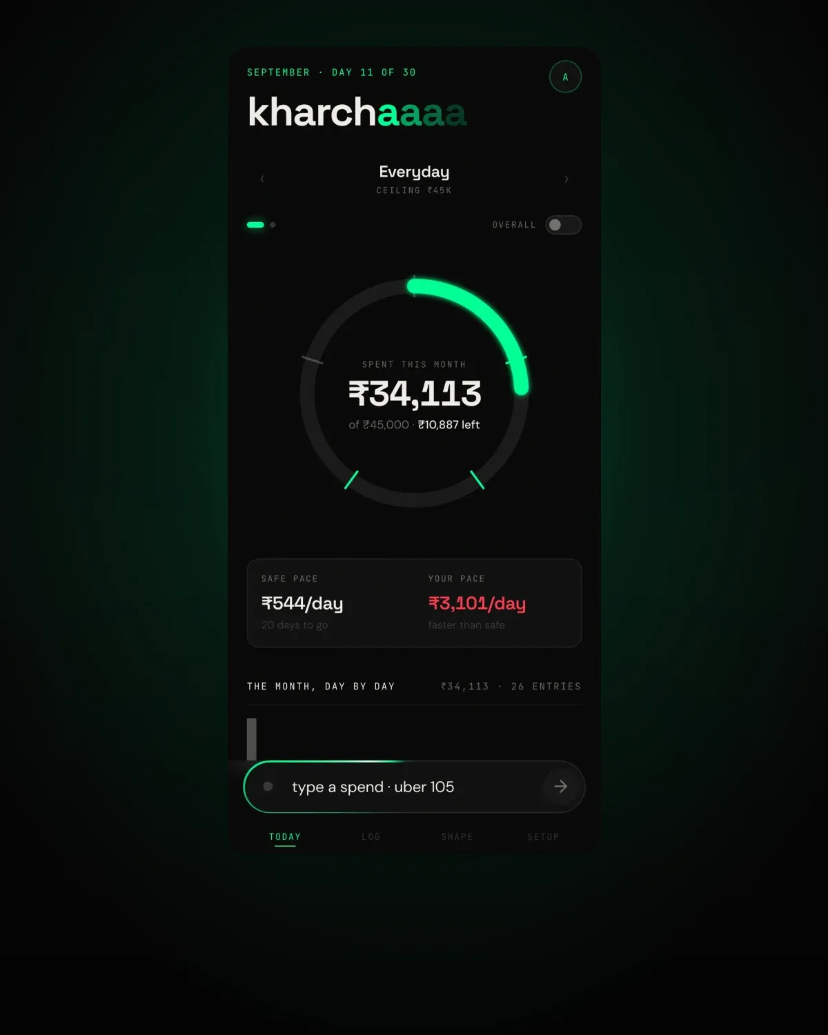 Kharchaaaa: Type It and It Is Filed